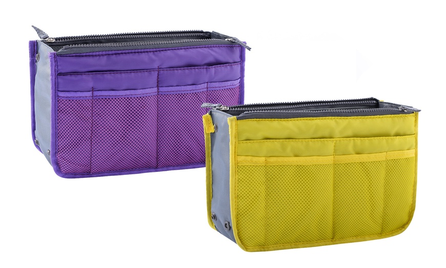 Image 17: 1 o 2 organizadores para bolso con múltiples compartimentos
