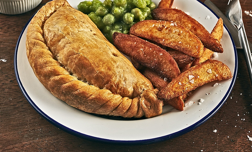 Image 9: Cornish Pasty, Wedges and Drink