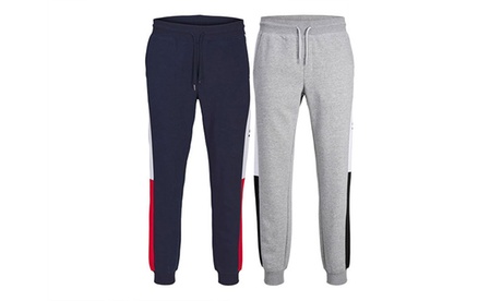 Jack & Jones Men's Navy ’S Jwhwill Logo Sweatpants: Blazer/Xxl