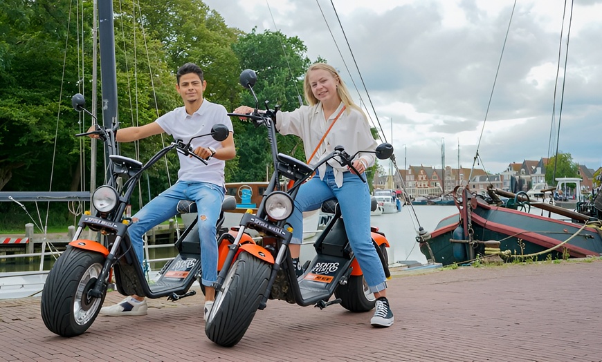 Image 2: Toer geruisloos door weidse natuur op een stoere E-Chopper