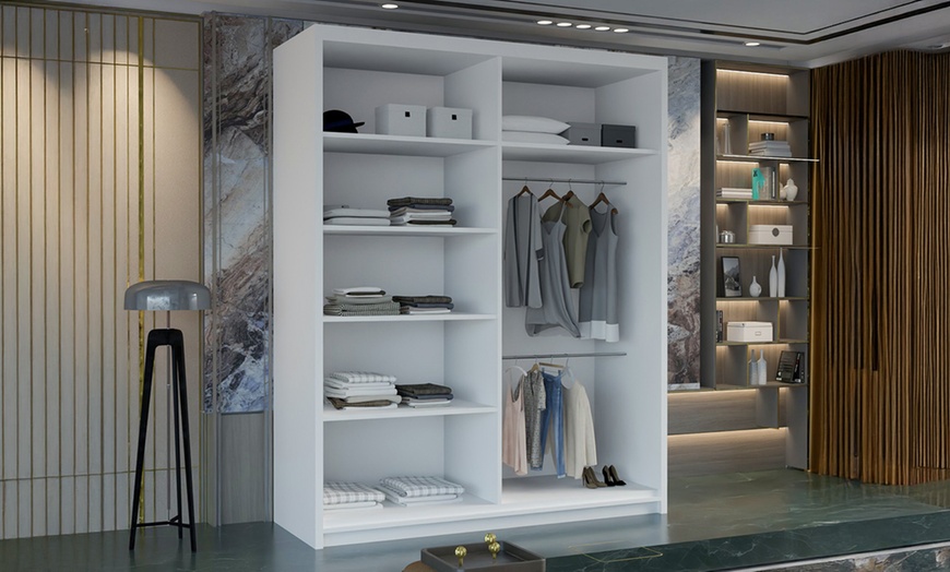 Image 8: Sliding Wardrobes 4 Montana Sliding Wardrobe with Mirror
