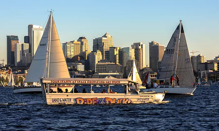 Land & Water Tour for Two, Four, Six, or Eight Adults from Ride the Ducks of Seattle (Up to 40% Off) - Second Medium