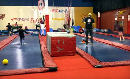 Two Hours of Jumping for Two or Four at Big Time Trampoline Fun Center (Up to 66% Off) - Primary Image