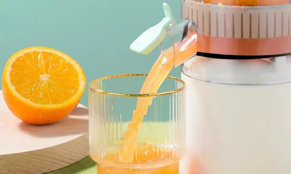 Kabellose, wiederaufladbare Zitruspresse mit USB-Anschluss