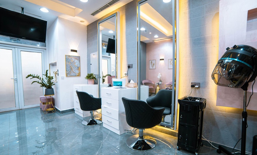 Image 4: Classic/Gelish Mani & Classic/Gelish Pedi Or Foot Spa w/ Mani & Pedi
