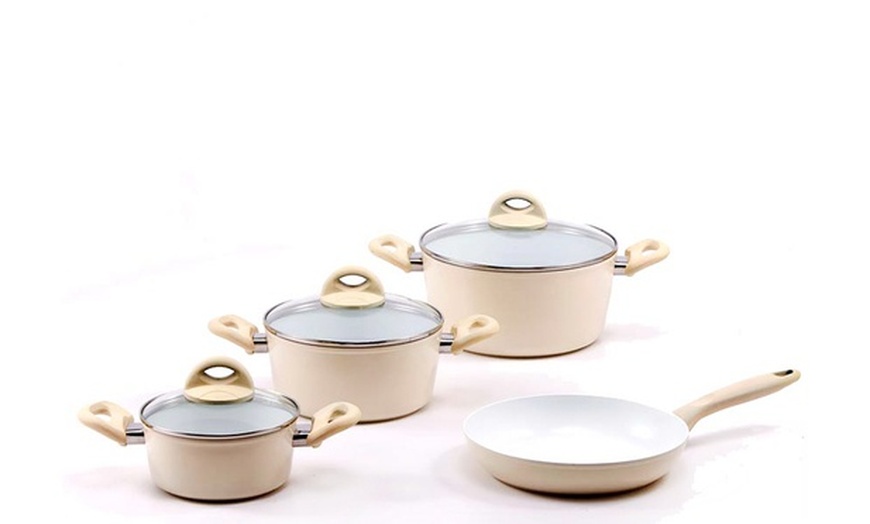 Image 3: Seven-Piece Ceramic Cookware Set