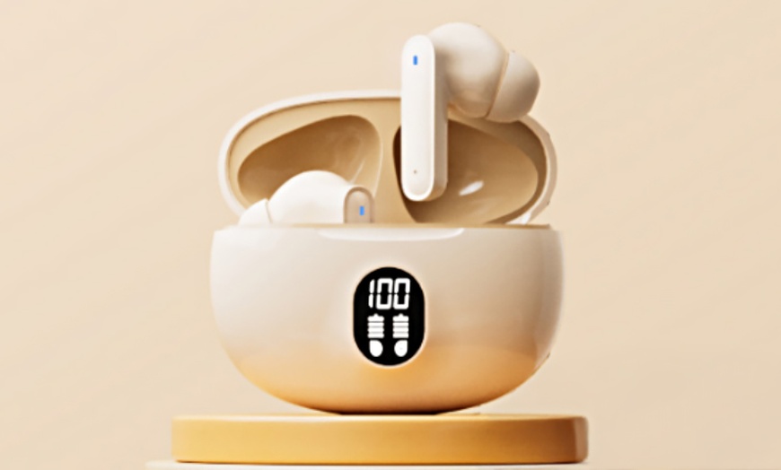 Image 4: TWS Wireless Dual-ear Touch Stereo 5.3 Bluetooth Headset 