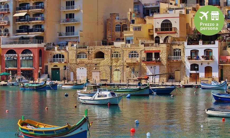 Image 1: ✈ Malta: volo A/R e 3 o 7 notti in hotel