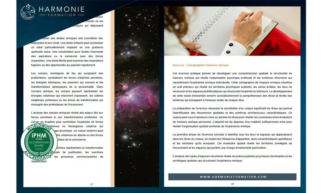 Formation certifiante complète en ligne - analyse des rêves avec Harmonie Formation (83% de remise) - Image 4