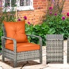 Image 12: Outsunny 3-Piece Rattan Effect Bistro Set