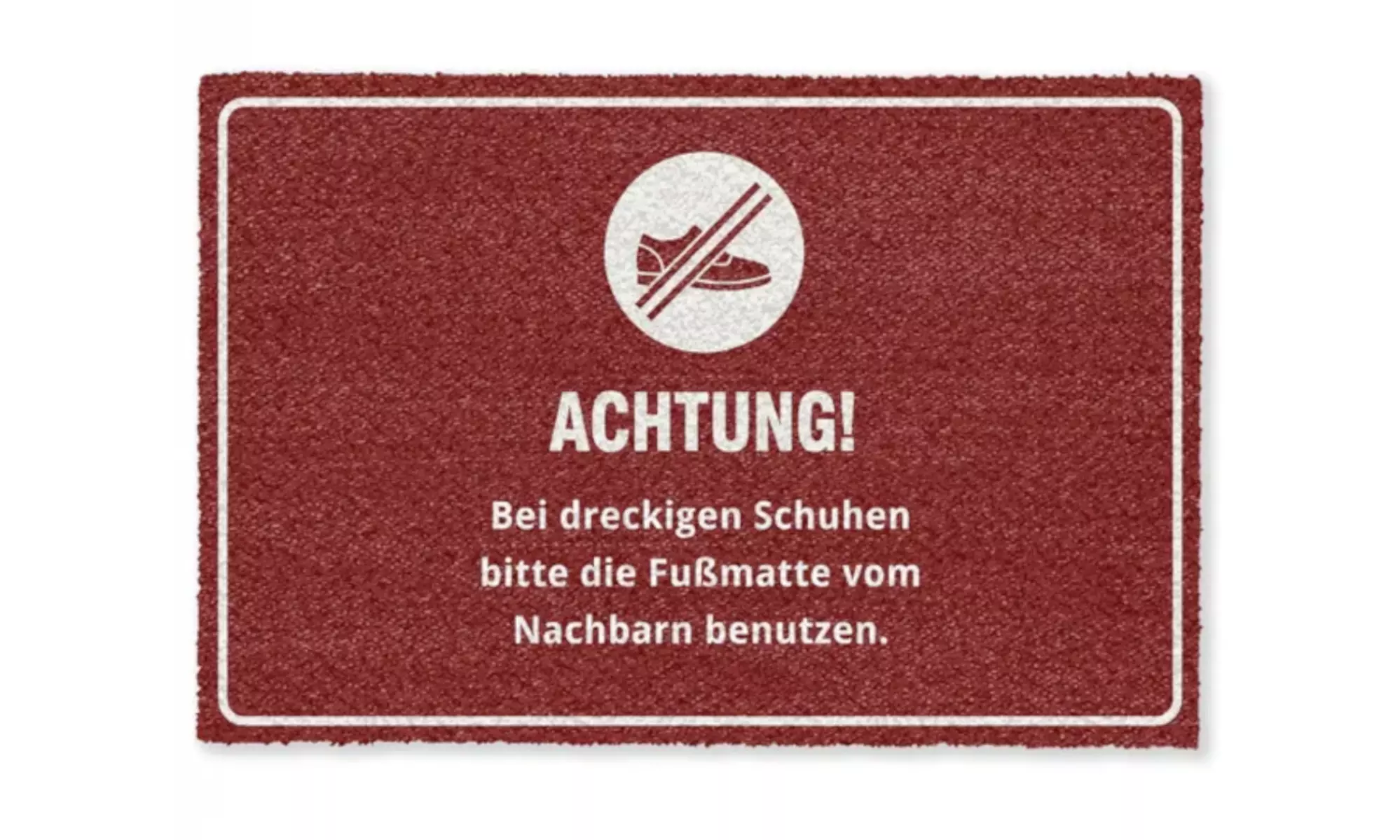 Fußmatte mit Namen in Design nach Wahl