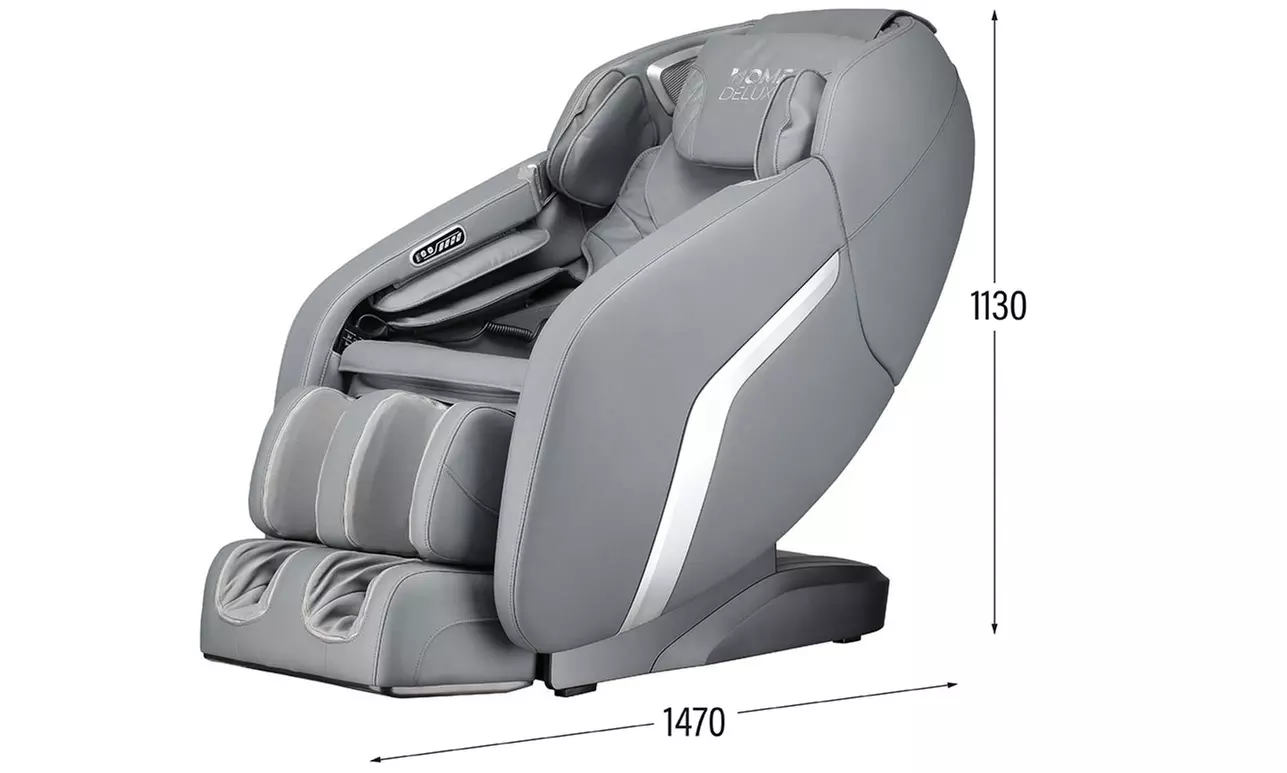 Home Deluxe Massage-Sessel „Dunes“ mit Zero Gravity Liegeposition in Schwarz oder Anthrazit - Image 4