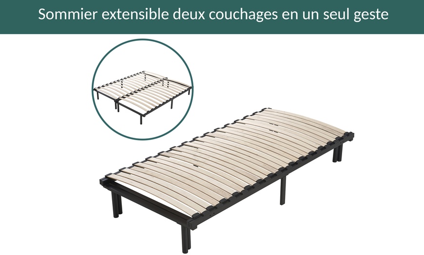 Image 6: Sommier extensible Sampur de 90 à 180 cm