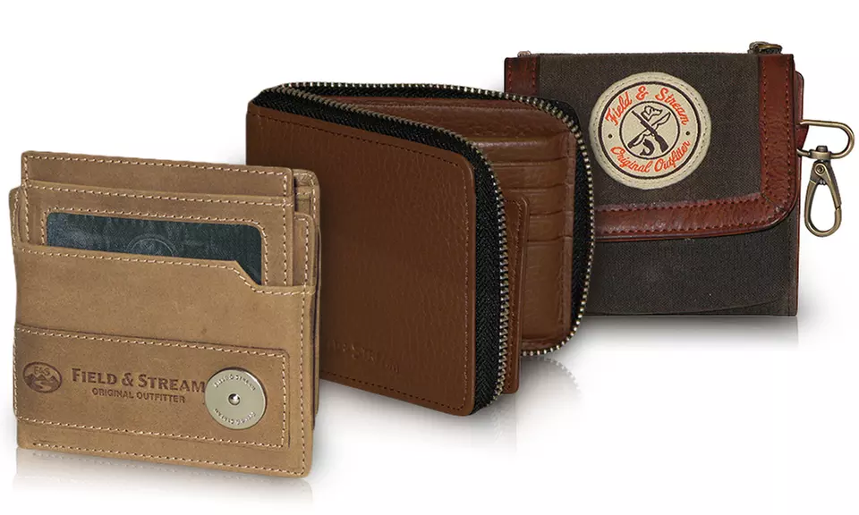 Field & Stream Men's Canvas or Cowhide Wallets - Primary Image