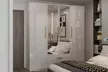 High Gloss Wardrobe with Mirrored Door - Second Medium