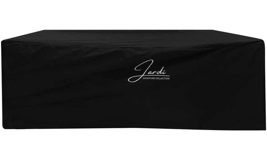 Image 4: Rattan-Effect Patio Furniture Set with Table 