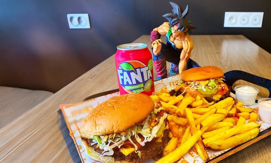 Image 19: Burger du jour avec frites et boisson à Goku Burger, Colombes