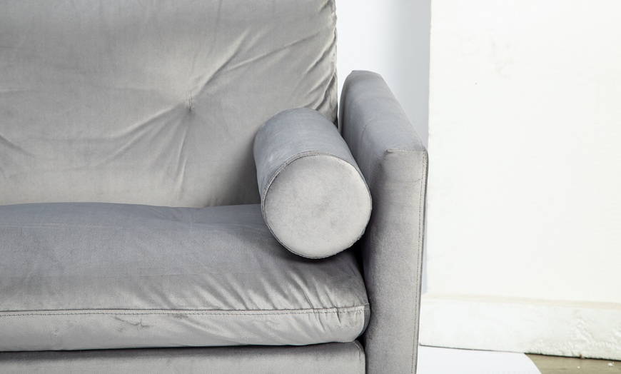 Image 15: Sofa Bed with Two Bolster Cushions