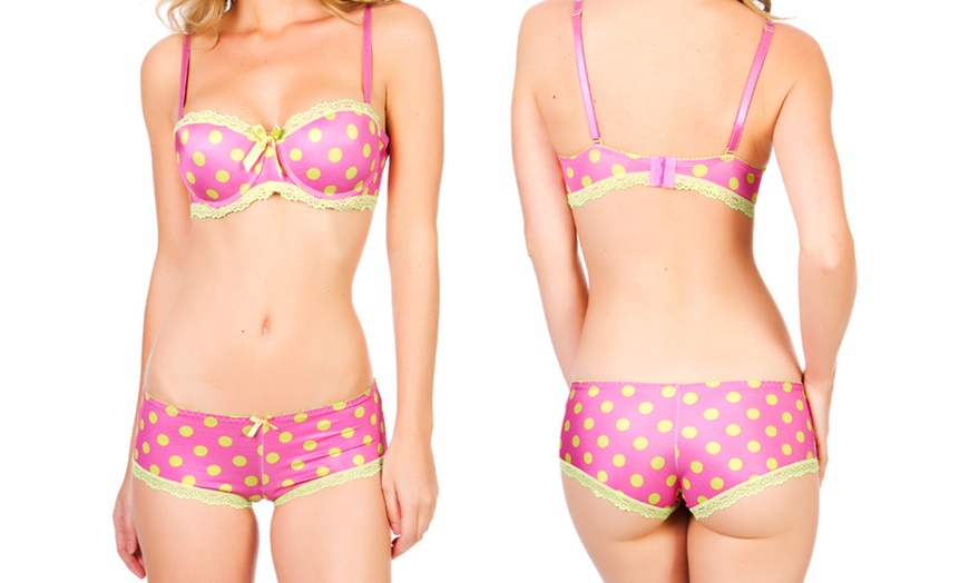 Women S Polka Dot Lingerie Sets Groupon Goods