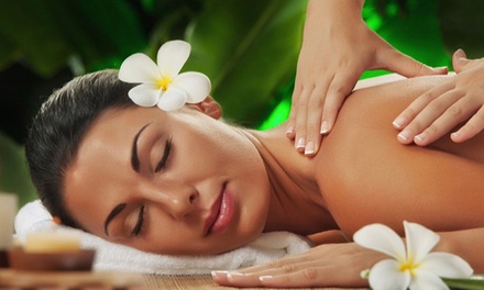 60-Minute Deep Tissue/Thai Massage, Hot Stone, Essential Oil, and Salt Foot Scrub - Pema Room