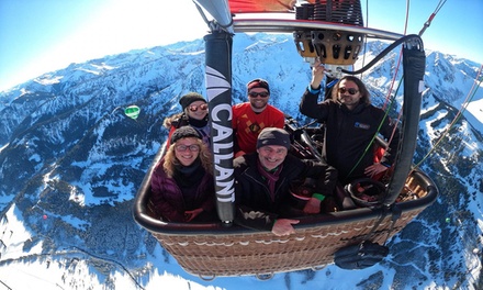 Pour 1 personne : vol en montgolfière de min 1h, incluant un verre de cava et des collations après le vol - Ballonvaarten Dirk Lyssens