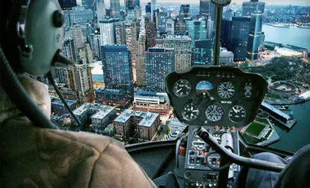$429 for a 30-Minute Helicopter Tour of New York at Night for Up to Three from PegasusFlight.com ($859 Value) - Primary Image