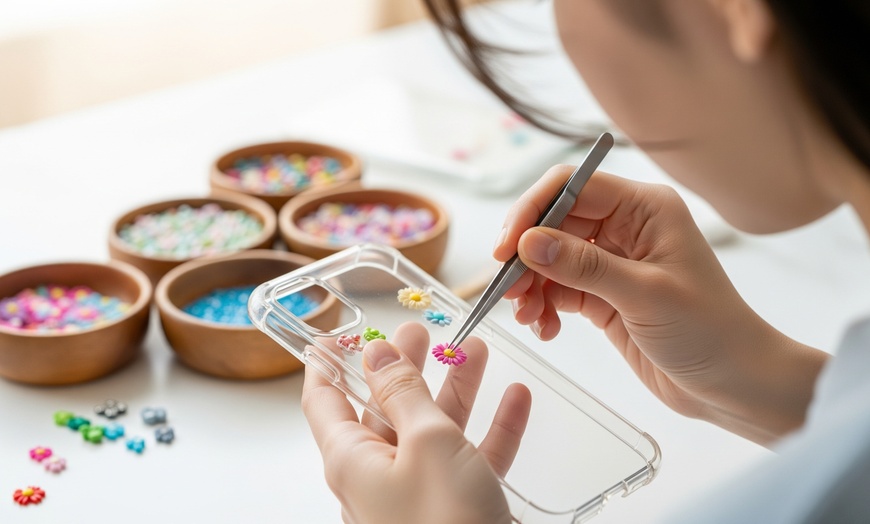 Image 1: Workshop „Gestalte deine eigene Handyhülle“ inkl. Snacks und Getränke