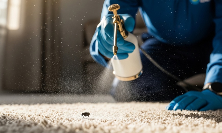 Image 3: Deep Carpet Cleaning for 3, 4, or 5 Rooms or Full Pest Control Service