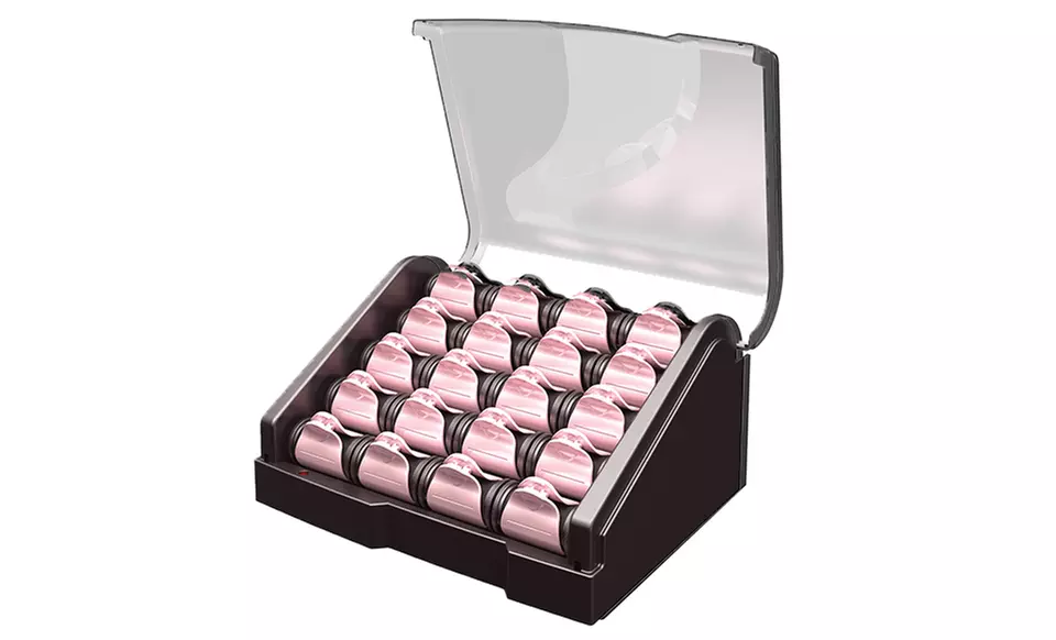 Remington TStudio Pearl Ceramic Heated Clip Hair Setter in Pink or Black. Free Shipping and Returns. - Second Medium