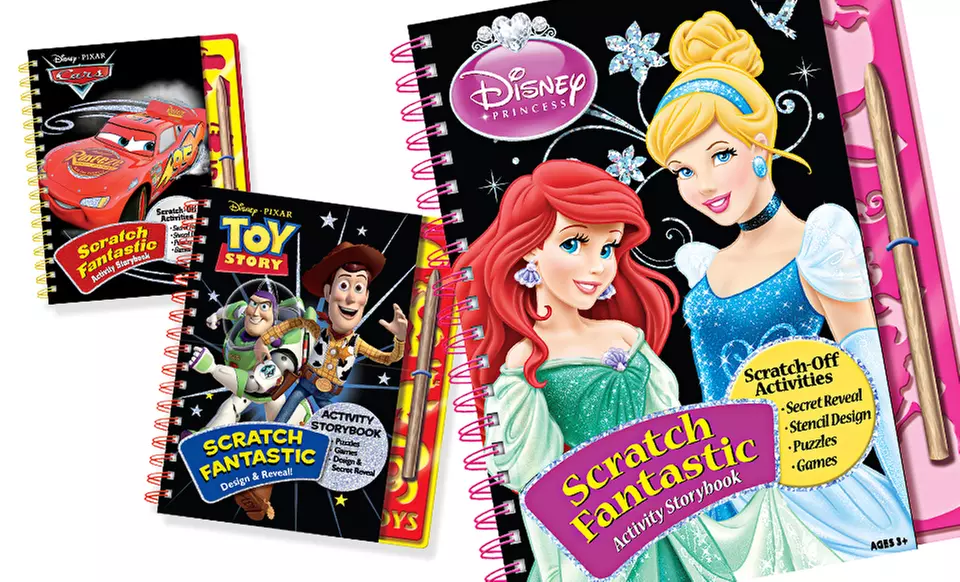$8 for a Disney Scratch-Off Magic Activity Book ($14.99 List Price). Three Options Available. - Primary Image