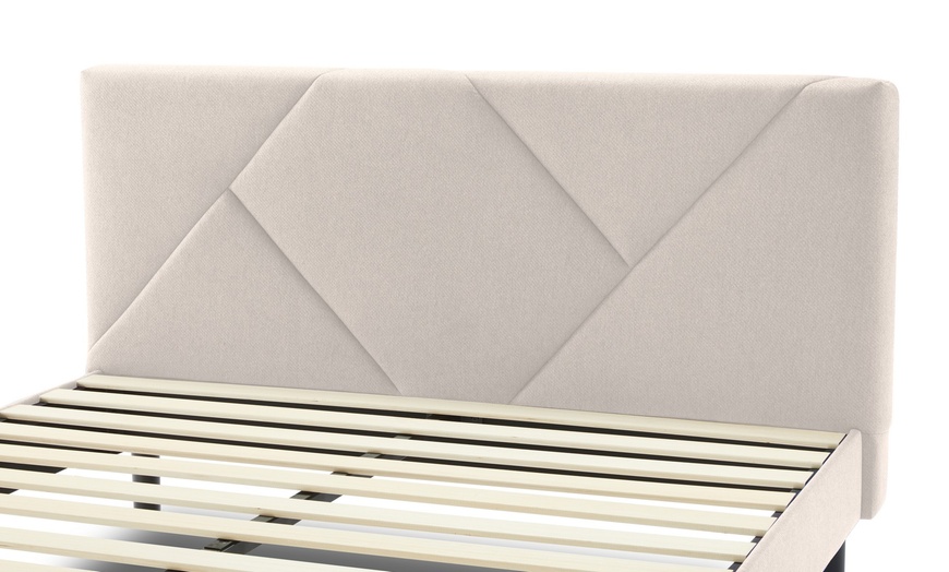 Image 3: Gepolsterter Bettrahmen 