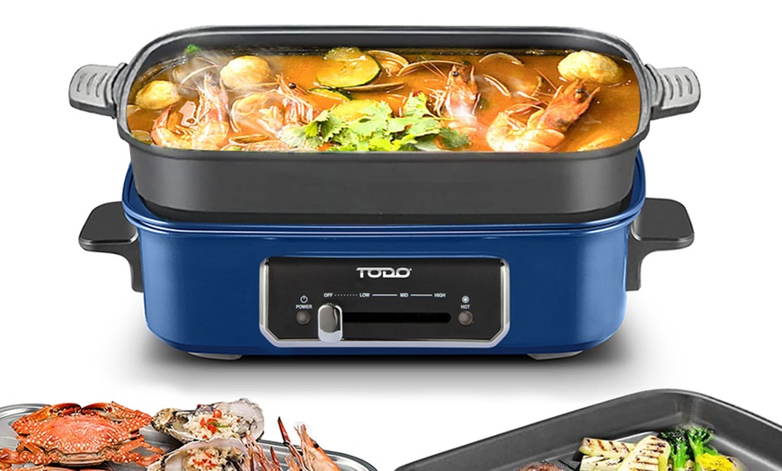 Image 7: Electric Oven Two Hot Plates or Electric Multifunction Cooking Pot