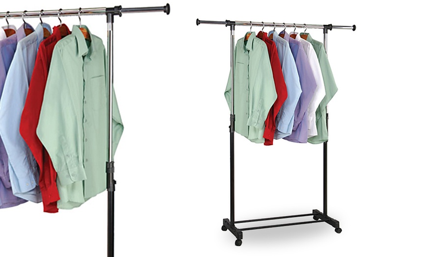 Sunbeam Expandable Garment Rack | Groupon