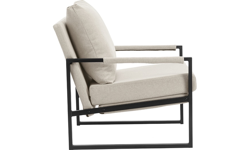 Image 12: Fauteuil rembourré contemporain