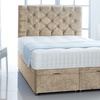 Image 6: Naples Velvet Ottoman Divan Bed 