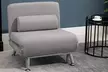 HomCom Convertible Single Sleeper Chair Sofa Bed - Image 5