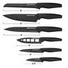 Image 7: Nutriblade 6 PC Knife Set by Granitestone, Professional Knives - New