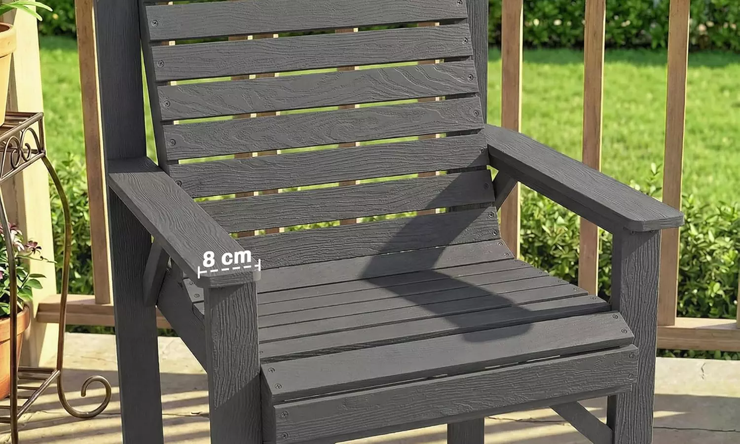 Outsunny Wooden Garden Chairs