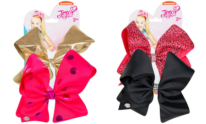 Image 2: JoJo Siwa Large Bows Four-Pack