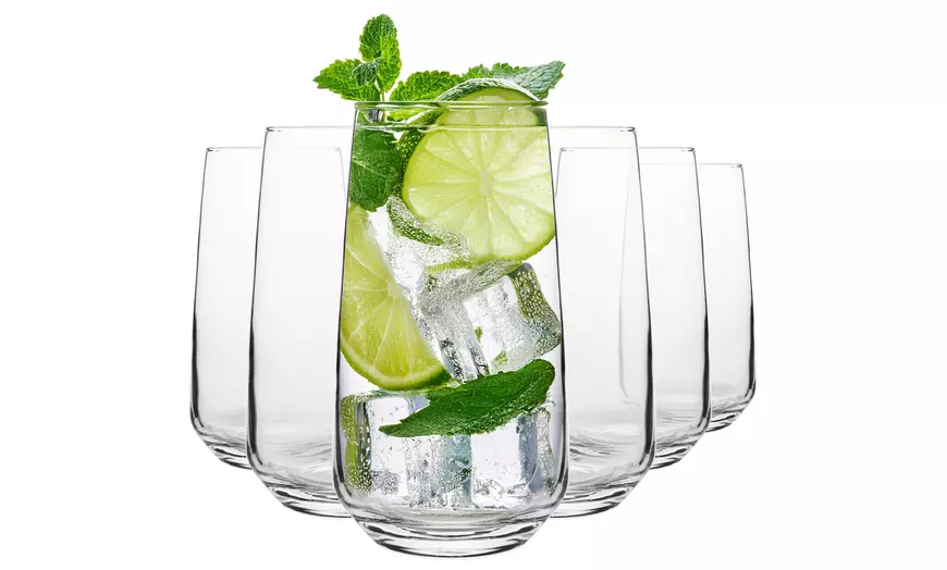 Image 13: Homiu Florence Glassware; Wine Glasses, Flutes, Whiskey or Highball