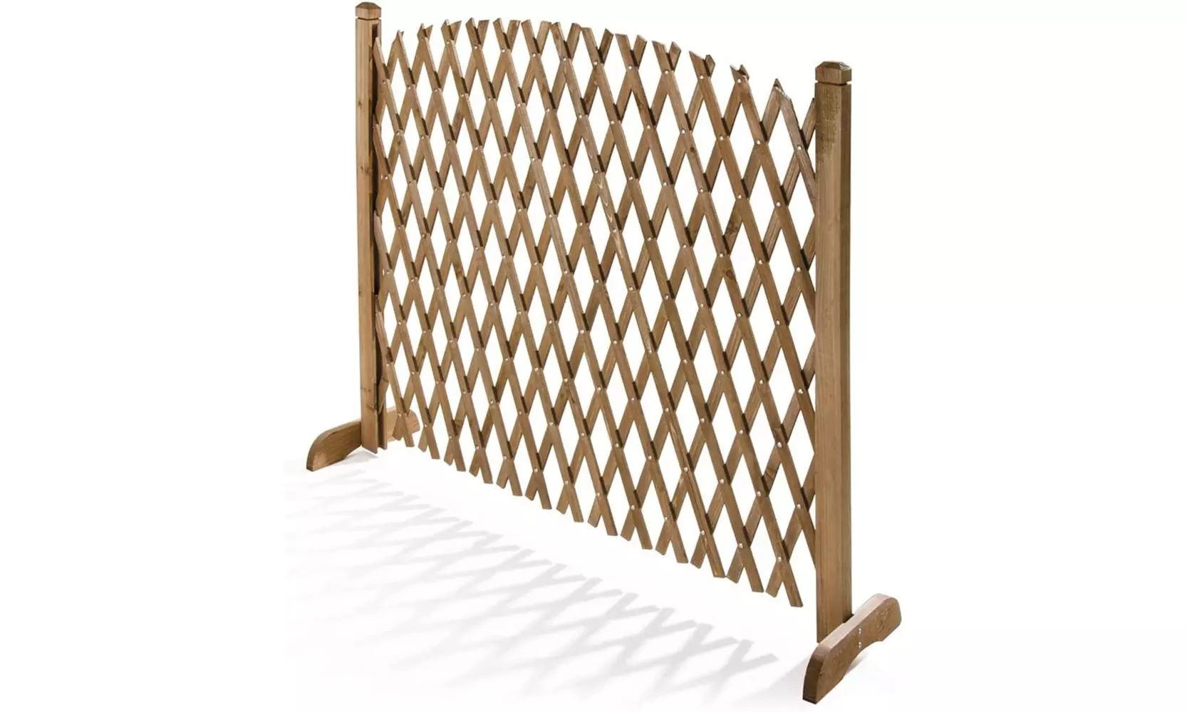 Grigliato in legno Pakse con pannello estensibile