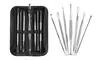 7Pcs Blackhead Extractor Remover Tool Set Face Facial Acne Cleaner Kit