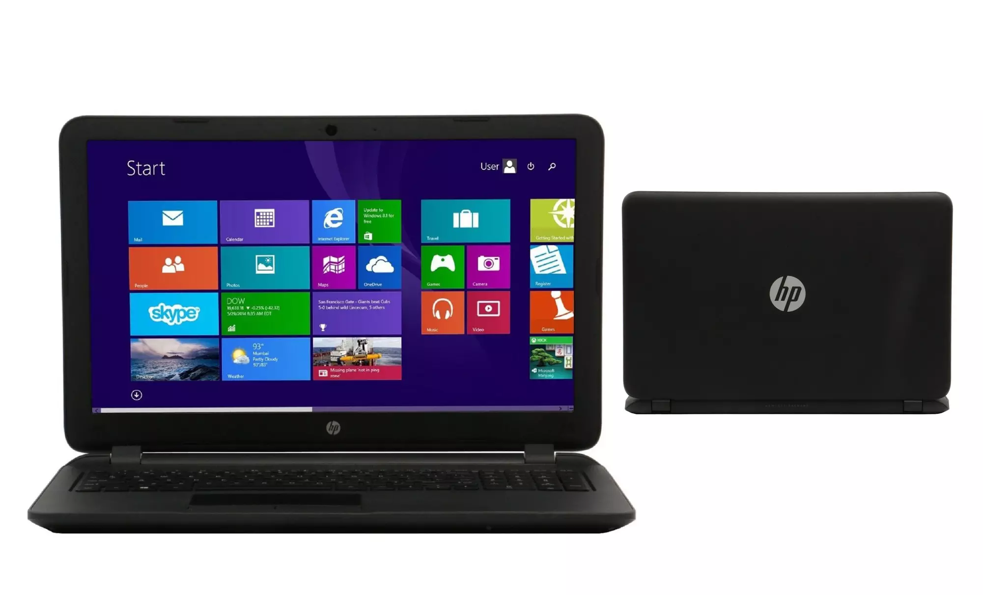 HP 15.6" Laptop with 4GB RAM and 500GB Hard Drive (Manufacturer Refurbished) - Primary Image