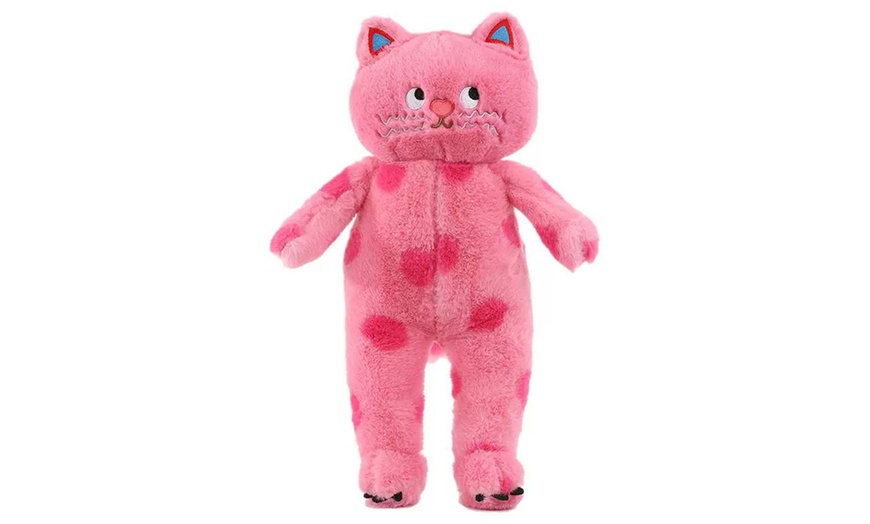 Image 5: Kawaii Spotted Cat Plush Toy