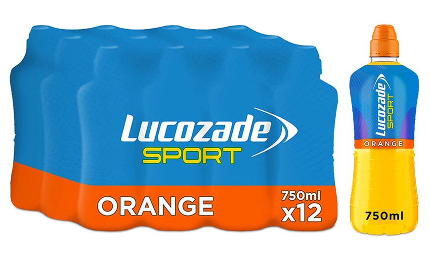 Image 2: Lucozade Pack of 12 Sport Drink 750ml