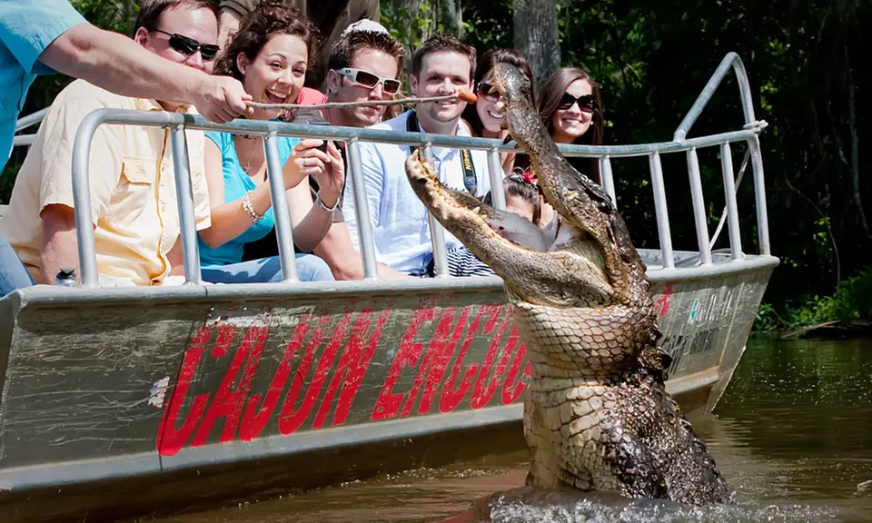 Weekday Swamp Tour or New Orleans City Tour for Two or Four from Cajun Encounters (50% Off) - Primary Image