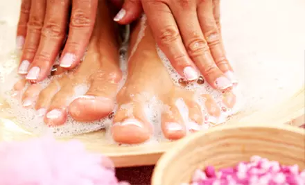 One or Two Manicures and Spa Pedicures at Queen Nails (Up to Half Off) - Primary Image
