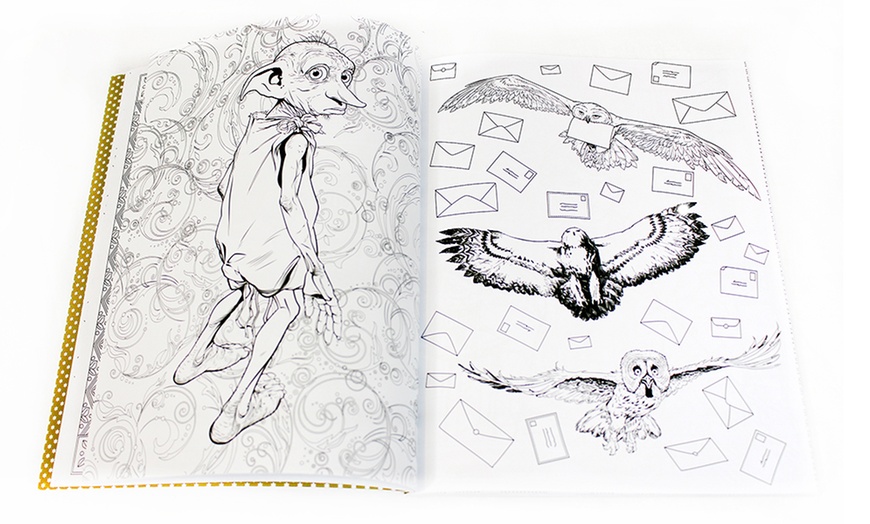 Image 2: Harry Potter Adult Coloring Book