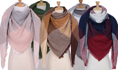 Sciarpa a quadri disponibile in vari colori