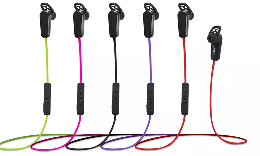 Jarv NMotion Pro Sport Wireless Bluetooth Stereo Earbuds with Built-In Mic - Primary Image